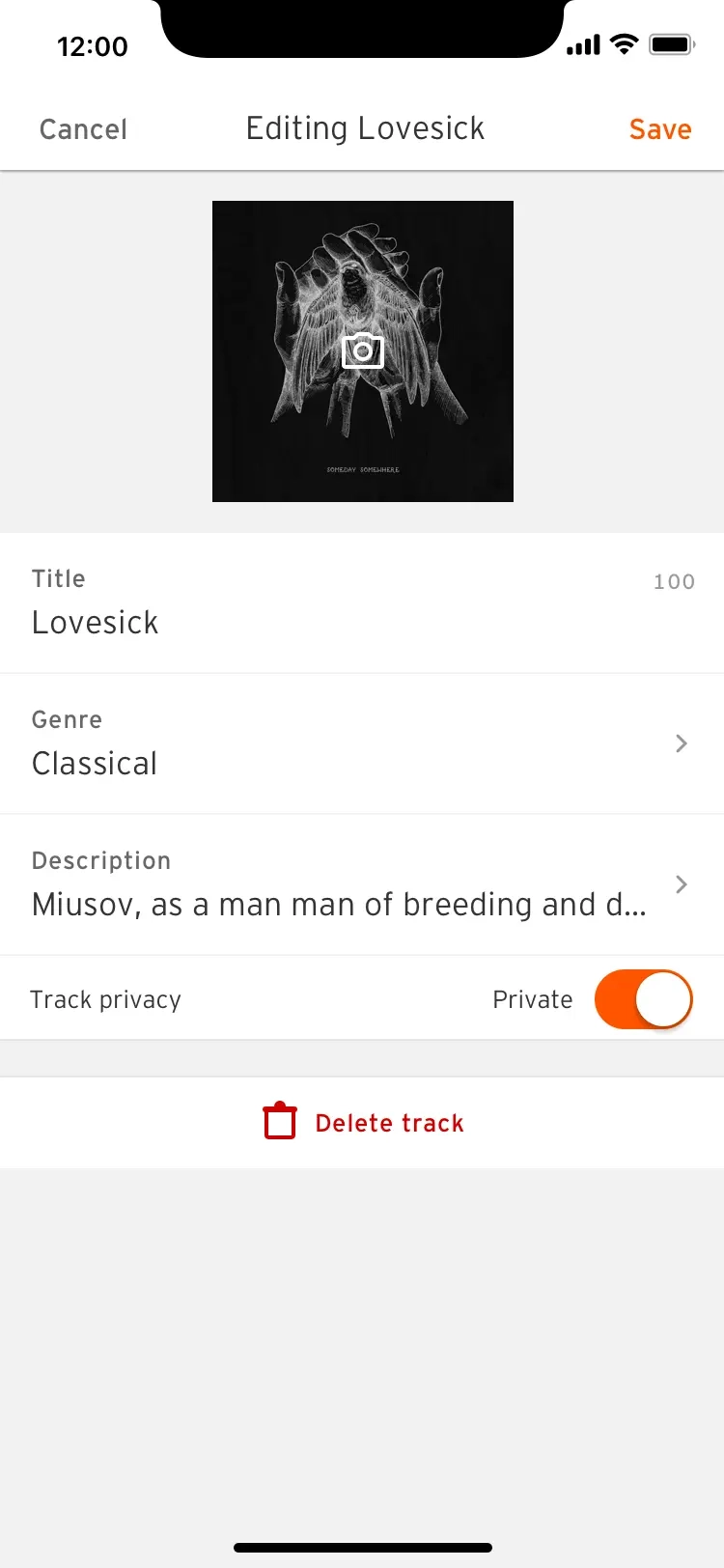User need 3 & 4: editing & deletion