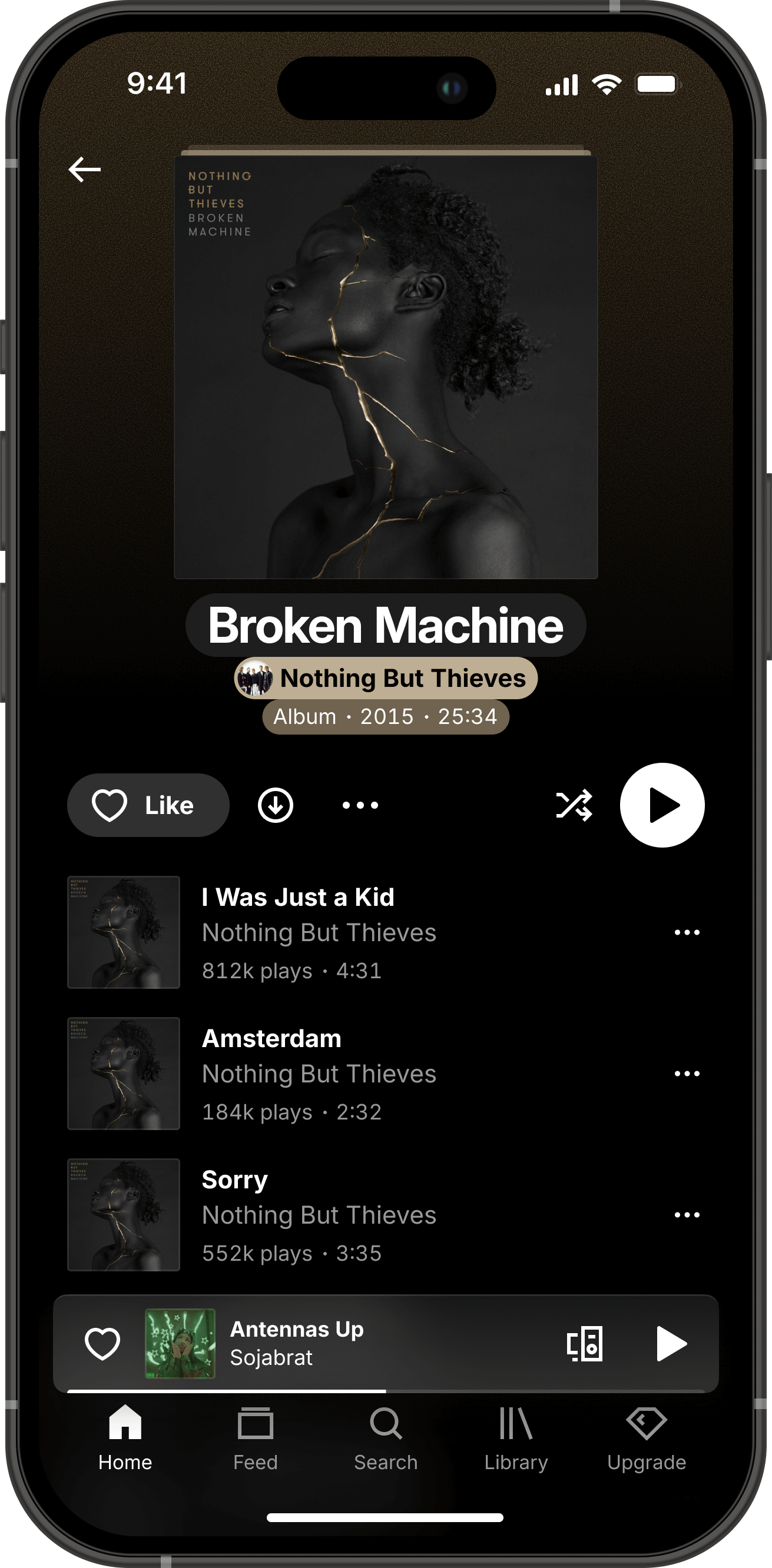 Colorful album page concept